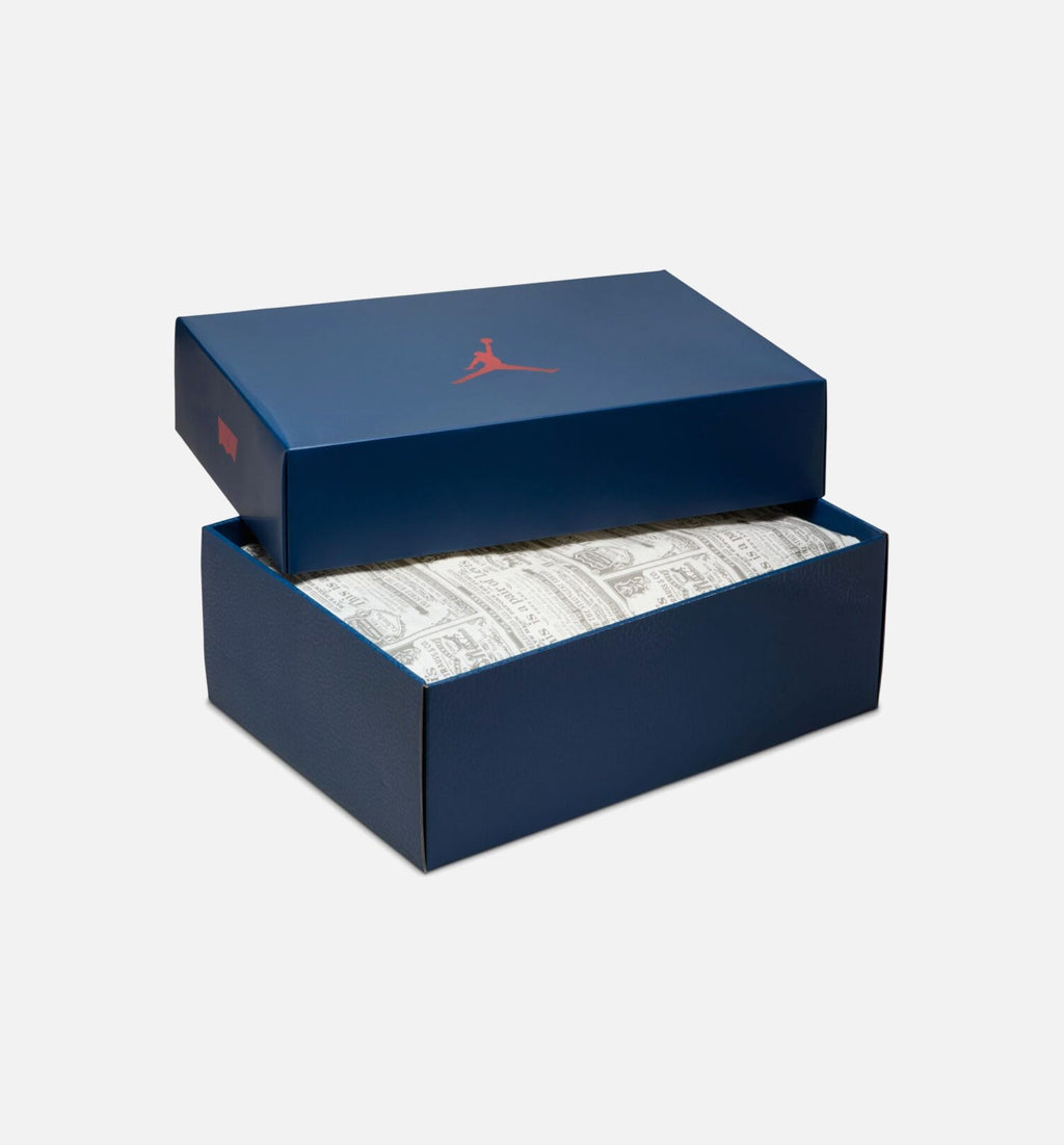 Air Jordan 3 x Levi's Indigo and Gym Red Men's Lifestyle Shoes - Denim / Black / Sail
