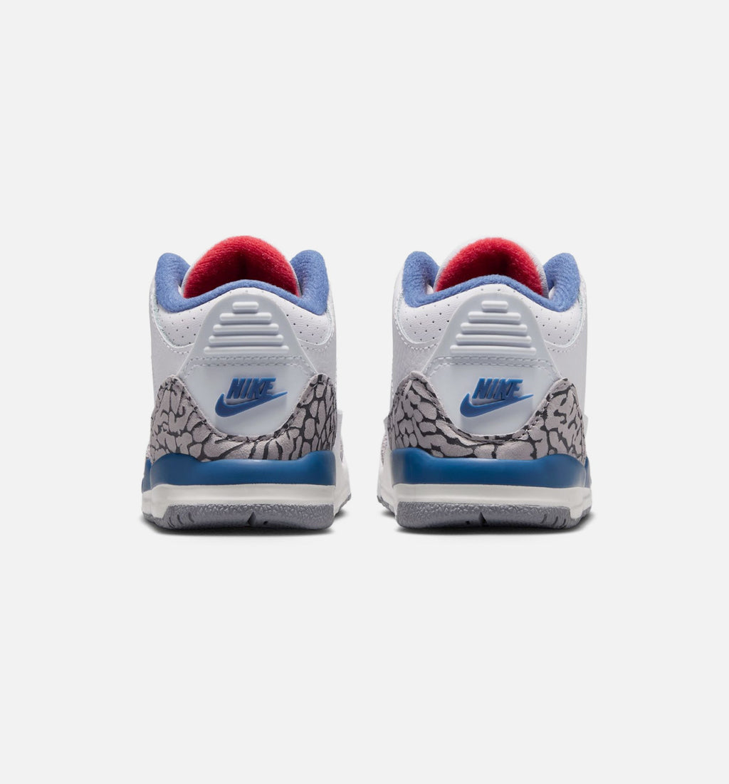 Air Jordan 3 Retro OG True Blue Infant/Toddler Shoes