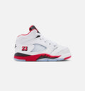 Air Jordan 5 Retro Fire Red Infant & Toddler Lifestyle Shoes - Fire Red / White