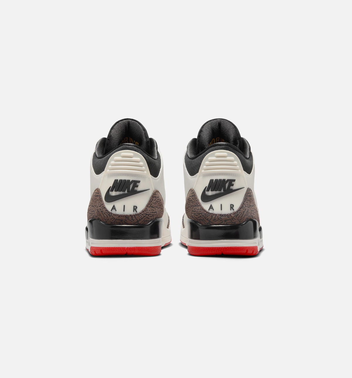 Air Jordan 3 Retro Sail and University Red Men's Shoes