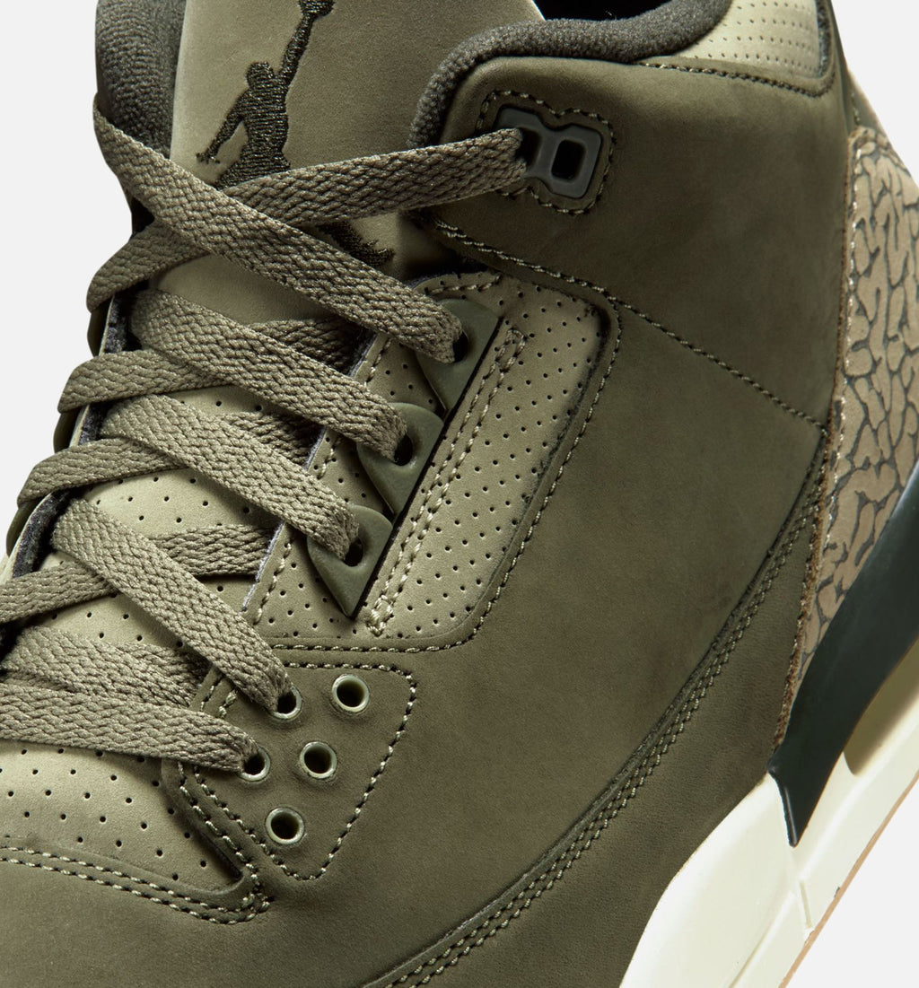 Air Jordan 3 Retro Medium Olive Men's Shoes