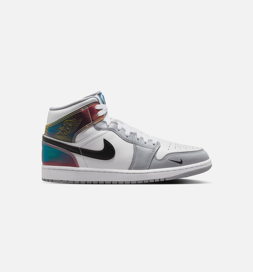 Air Jordan 1 Mid SE Wolf Grey Men's Shoes