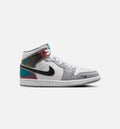 Air Jordan 1 Mid SE Wolf Grey Men's Shoes