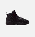 Air Jordan 12 Retro Bloodline Preschool Lifestyle Shoes - Black / Varsity Red