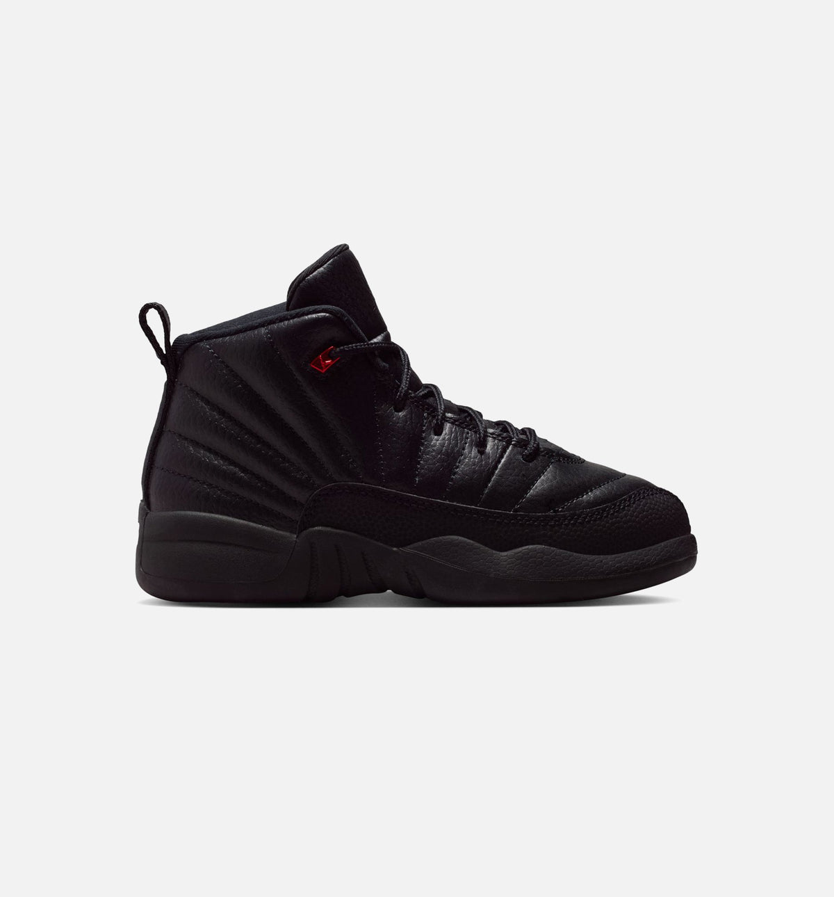 Air Jordan 12 Retro Bloodline Preschool Lifestyle Shoes - Black / Varsity Red