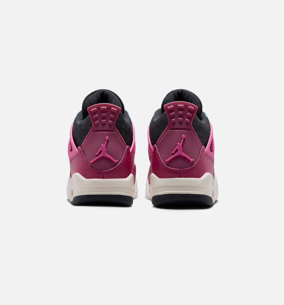Air Jordan 4 Retro She's A Star Grade School Lifestyle Shoes - Sweet Beet / Desert Pink / Off Noir
