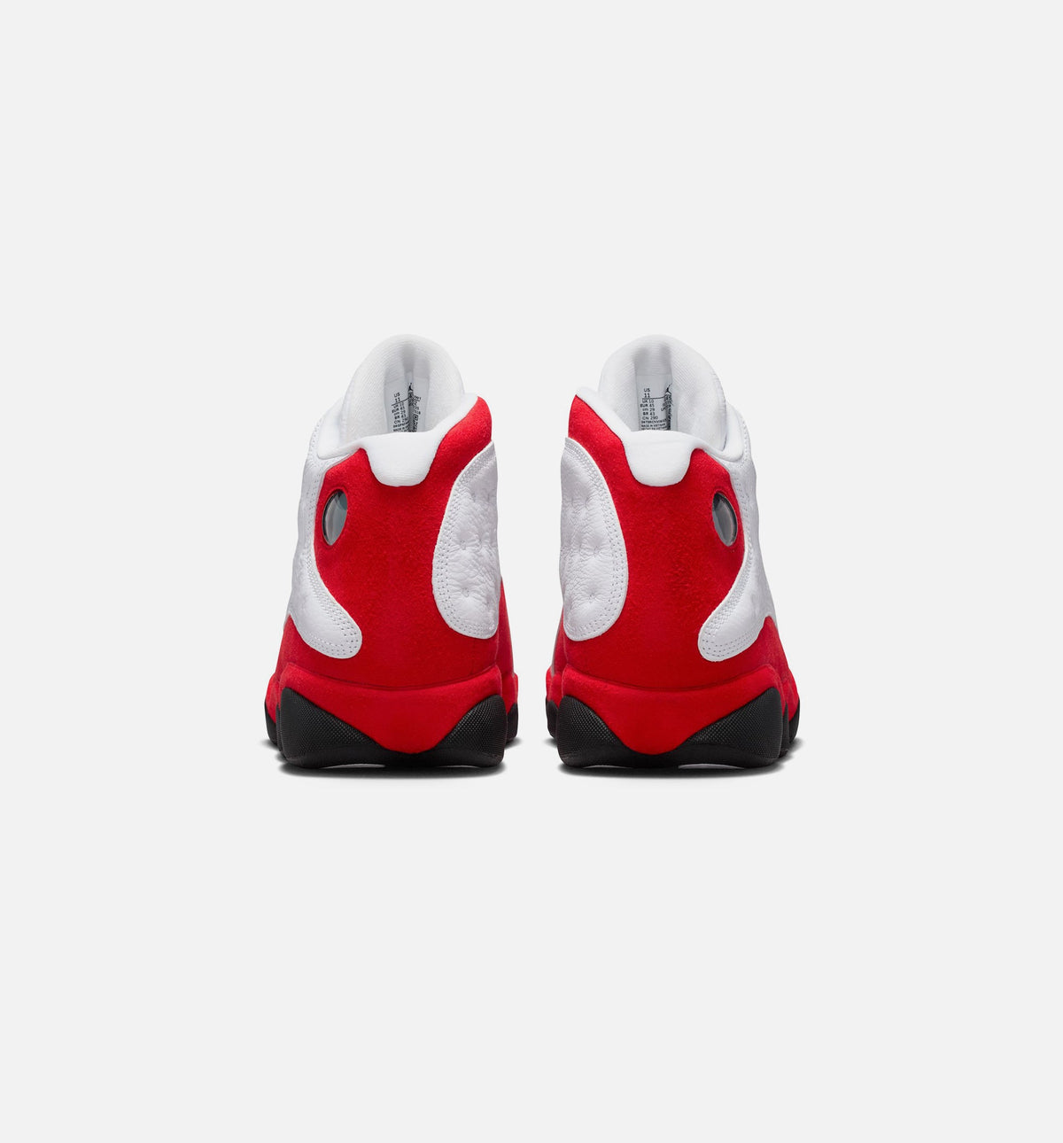 Air Jordan 13 Retro White and University Red Men's Lifestyle Shoes - White / Black / True Red