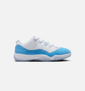 Air Jordan 11 Retro Low University Blue Men's Lifestyle Shoes - White / University Blue / Black