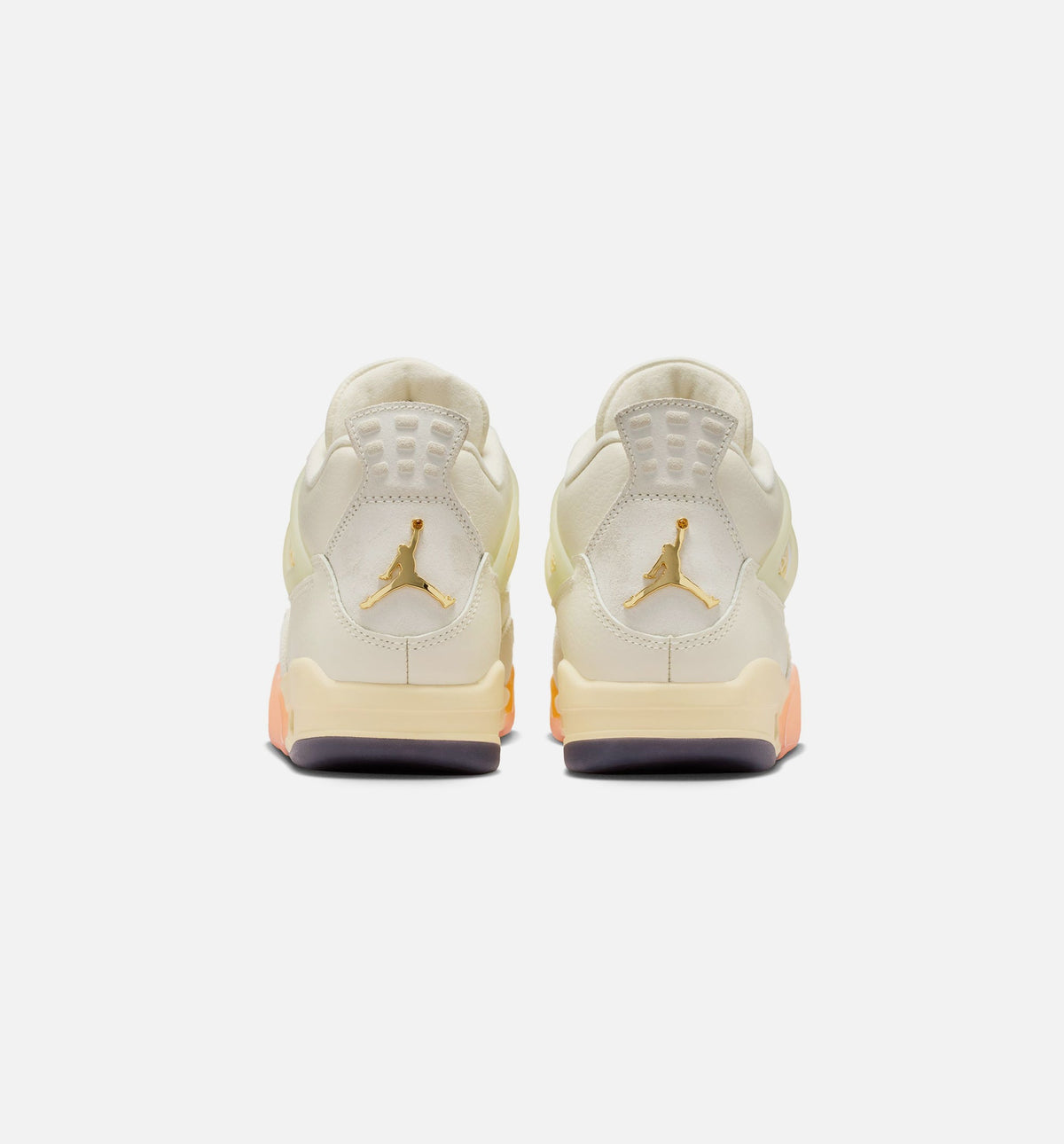 Air Jordan 4 Retro Birds of Paradise Women's Lifestyle Shoes - Coconut Milk / Metallic Gold / Muslin / Bright Mango / Sundial / Black
