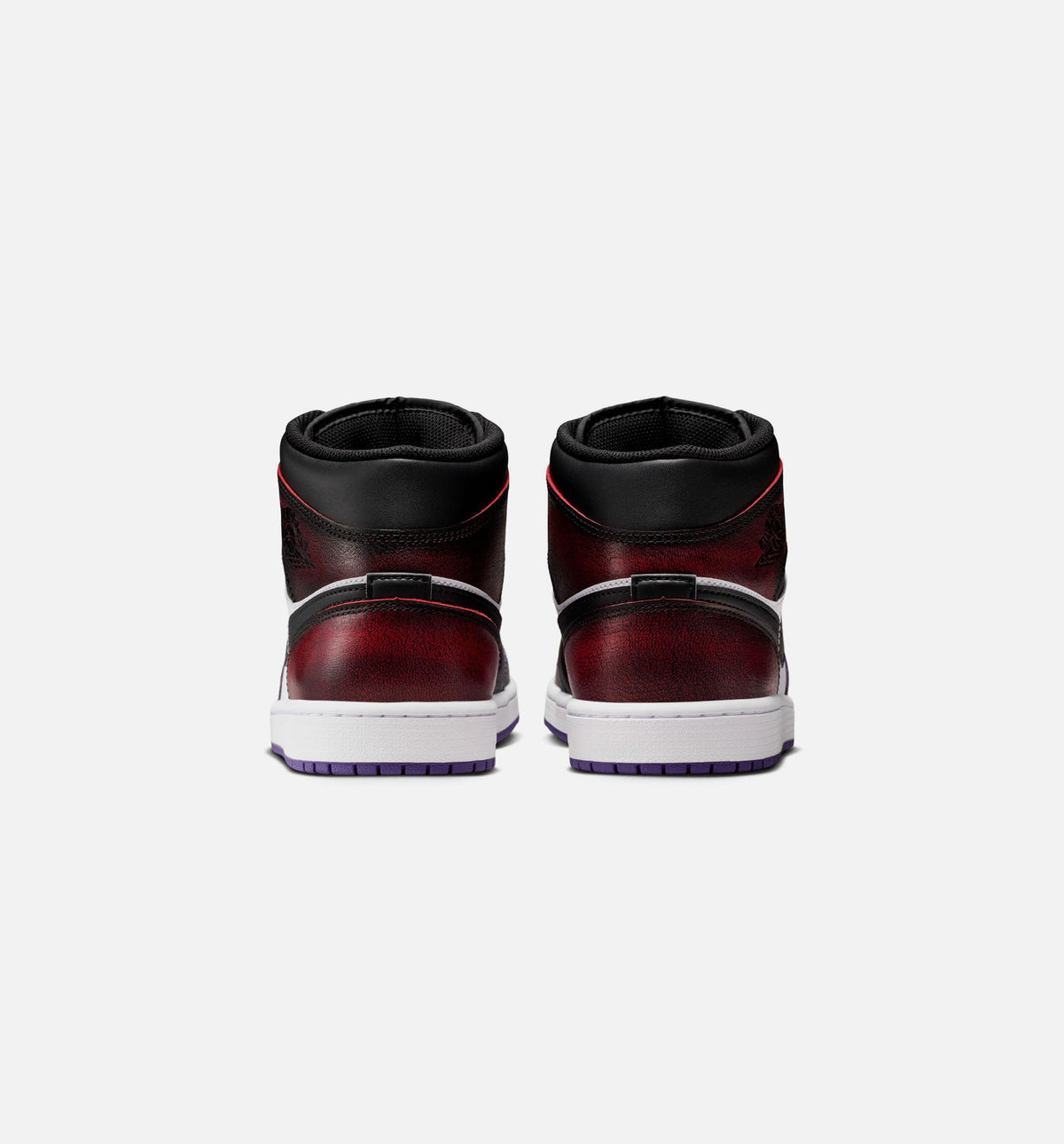 Air Jordan 1 Mid SE True Red Court Purple Men's Shoes