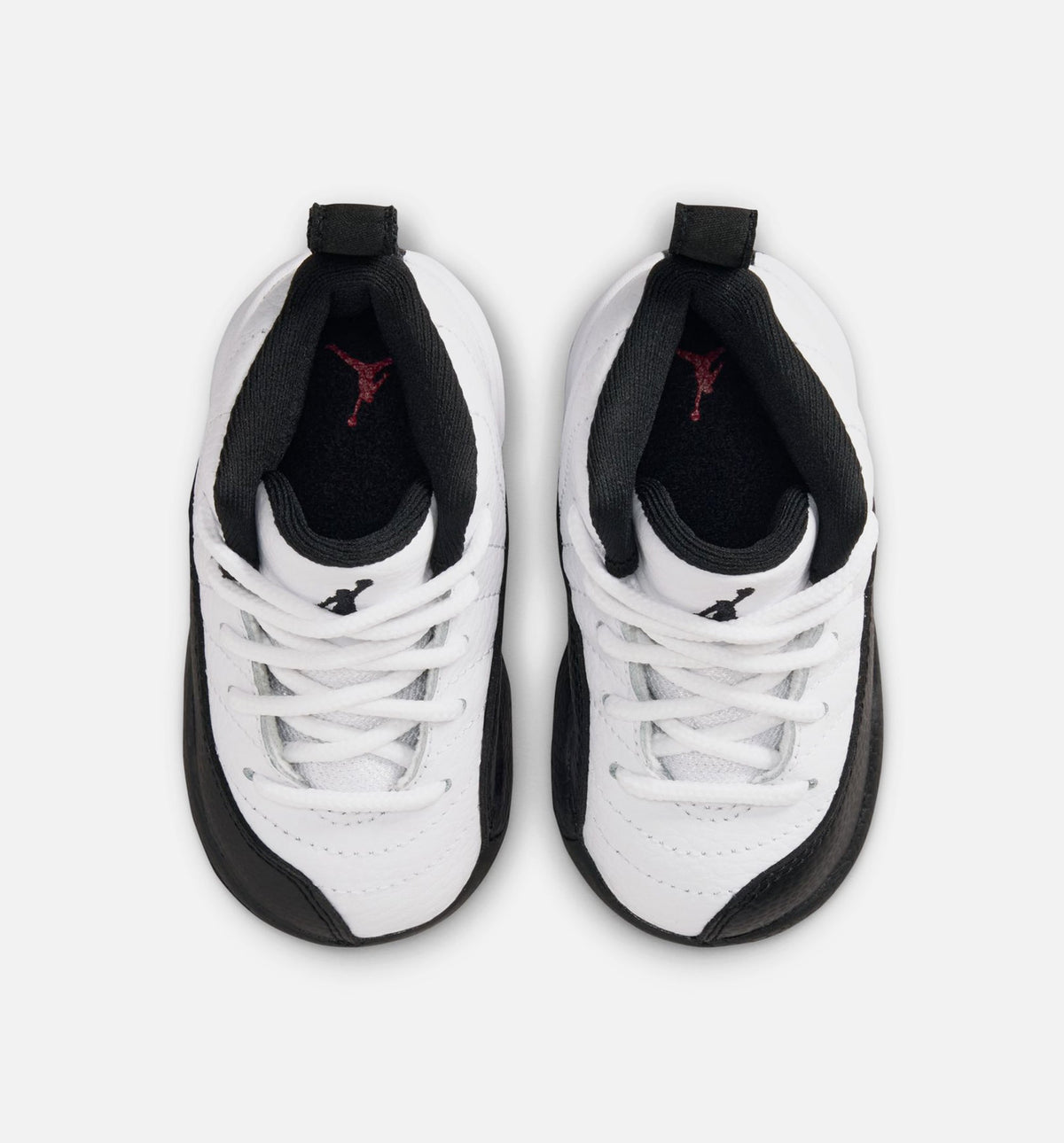 Air Jordan 12 Retro Taxi Infant & Toddler Lifestyle Shoes - White / Black / Taxi
