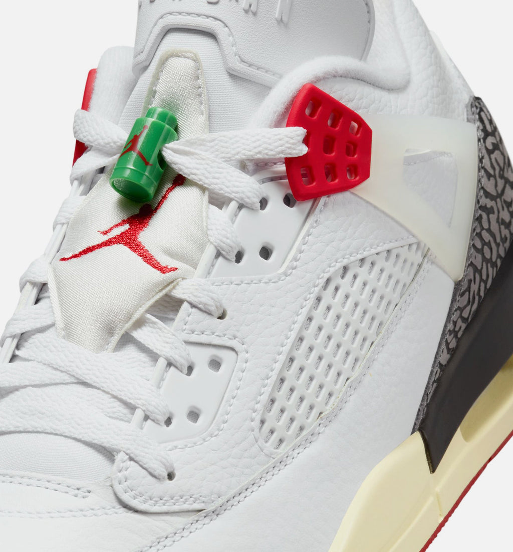 Spizike Low Men's Lifestyle Shoes - White / Black / Varsity Red