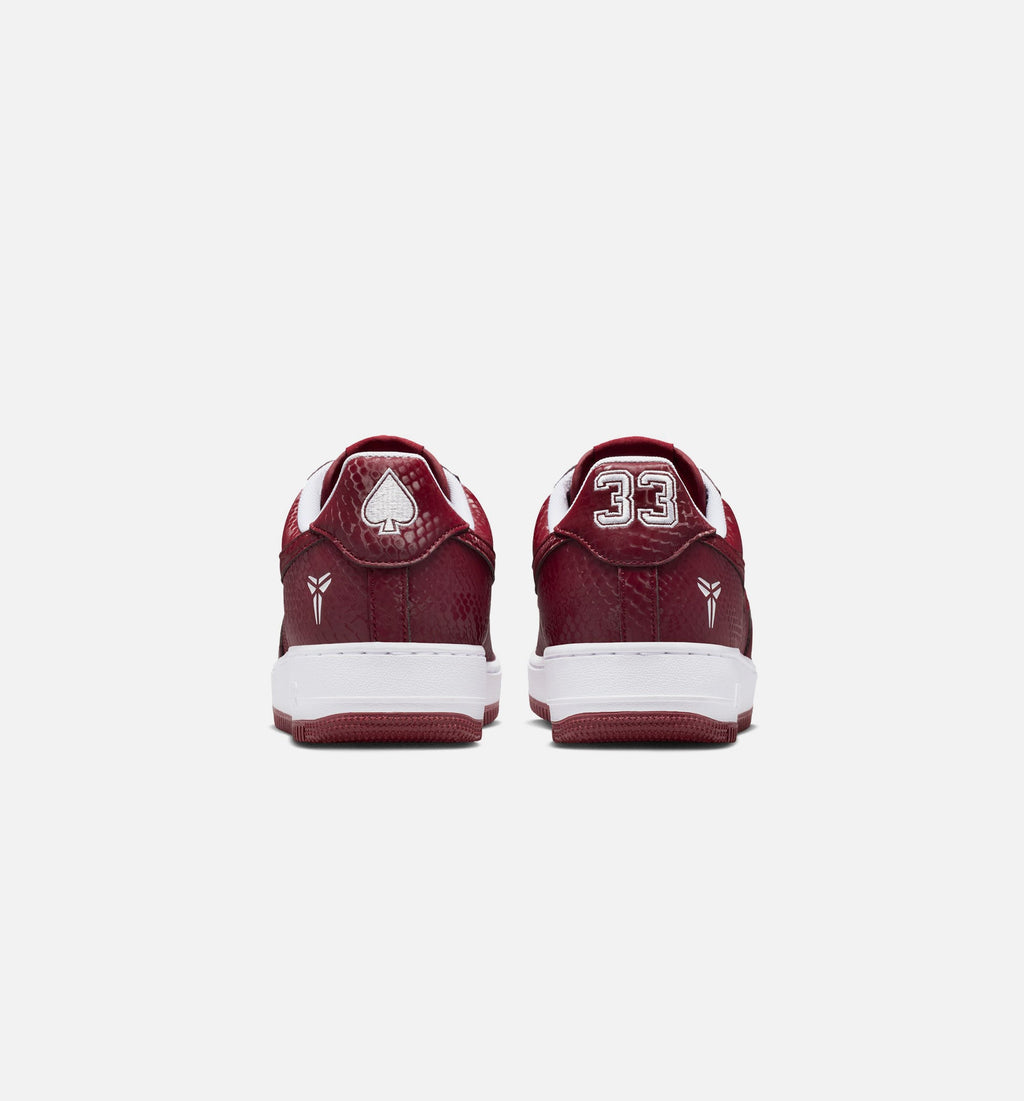 Kobe Air Force 1 Low Merion Men's Lifestyle Shoes - Team Red / White