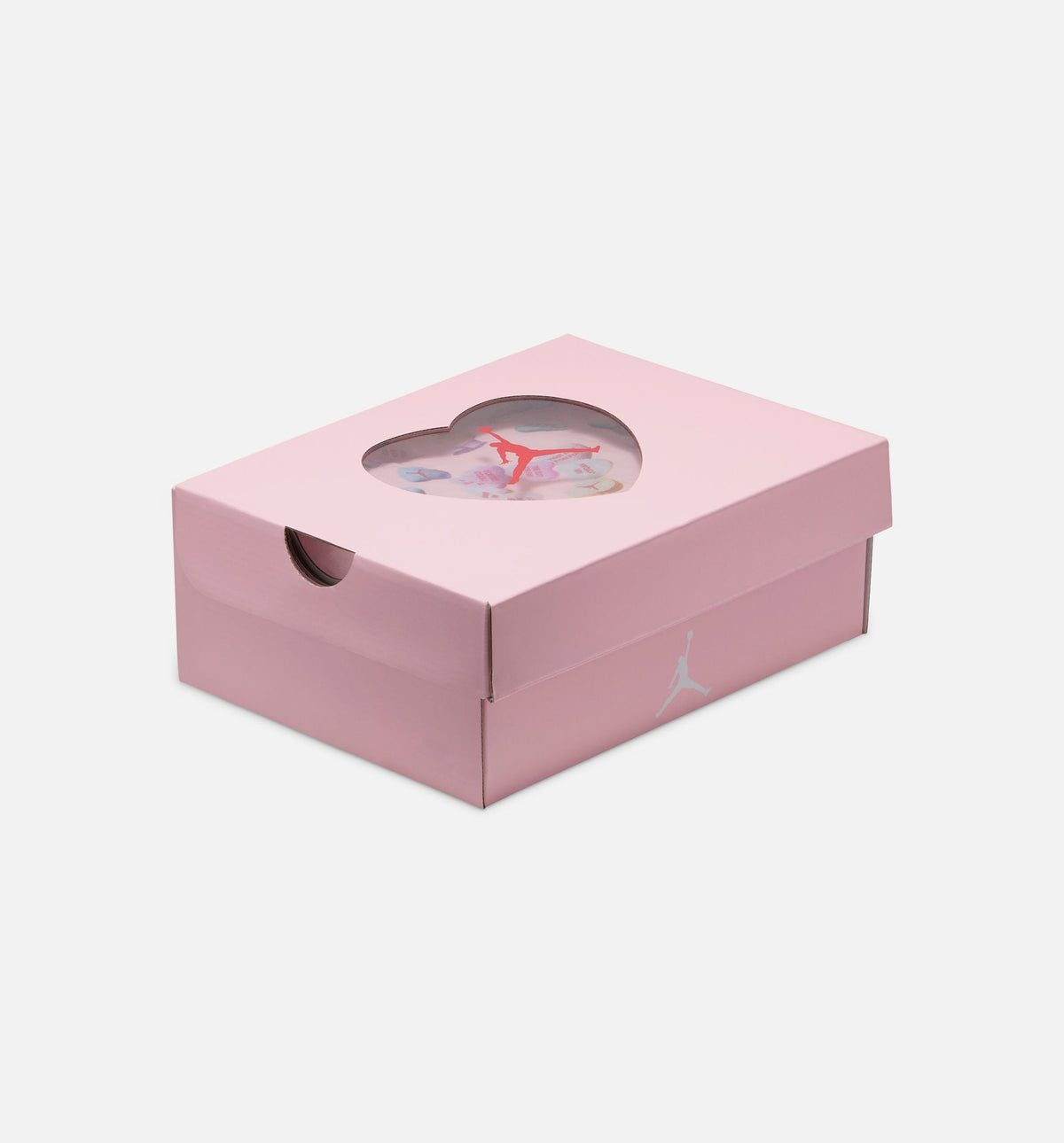 Air Jordan 4 Retro Medium Soft Pink Preschool Lifestyle Shoes - White / Medium Soft Pink / Half Blue