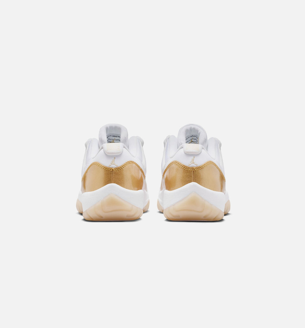 Air Jordan 11 Retro Low Mother's Day Women's Lifestyle Shoes - White / Metallic Gold / Team Gold