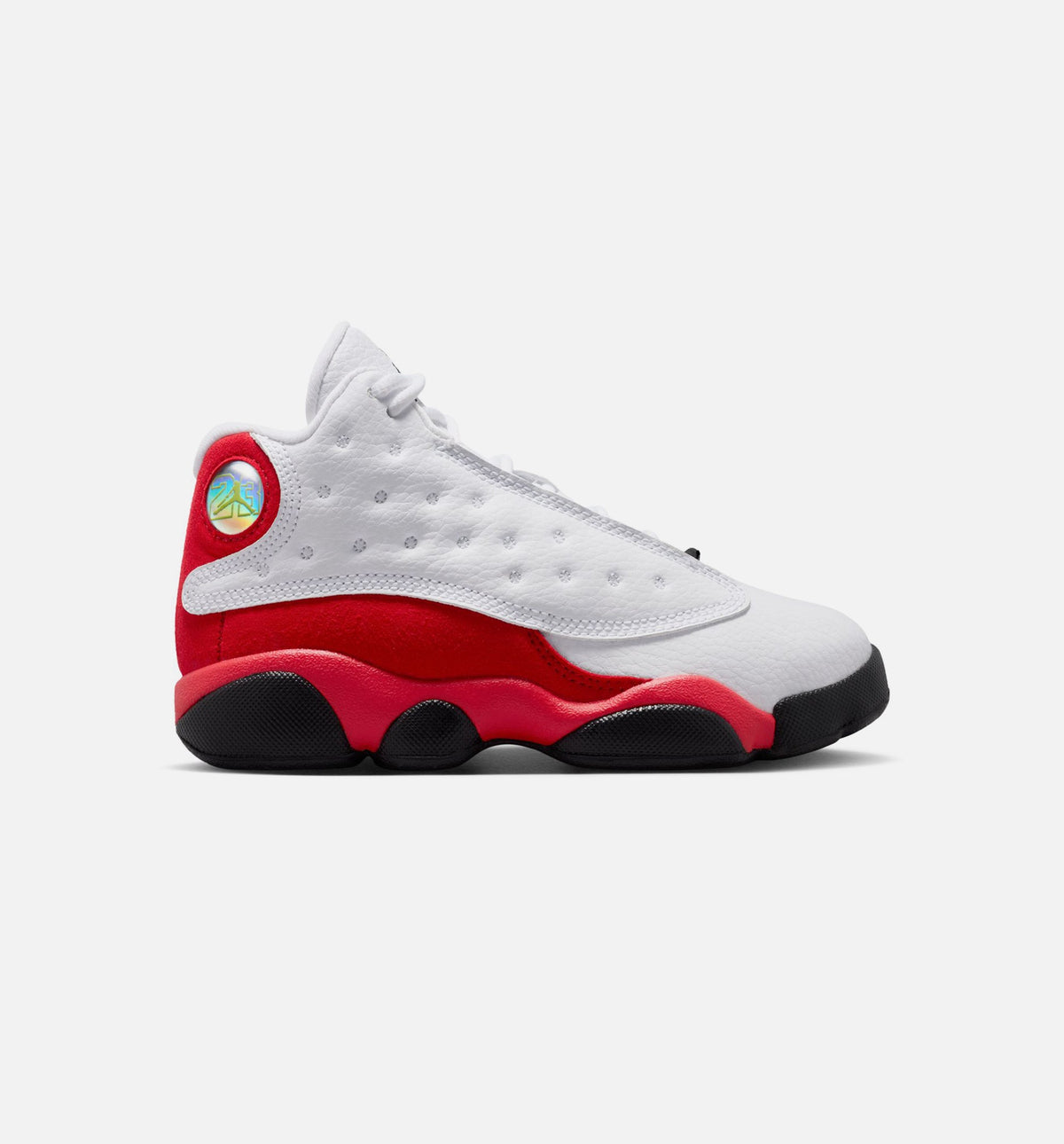 Air Jordan 13 Retro White and University Red Preschool Lifestyle Shoes - White / Black / True Red