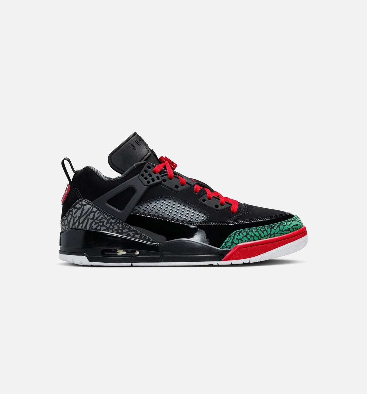 Spizike Low Men's Lifestyle Shoes - Black / Classic Green / Varsity Red