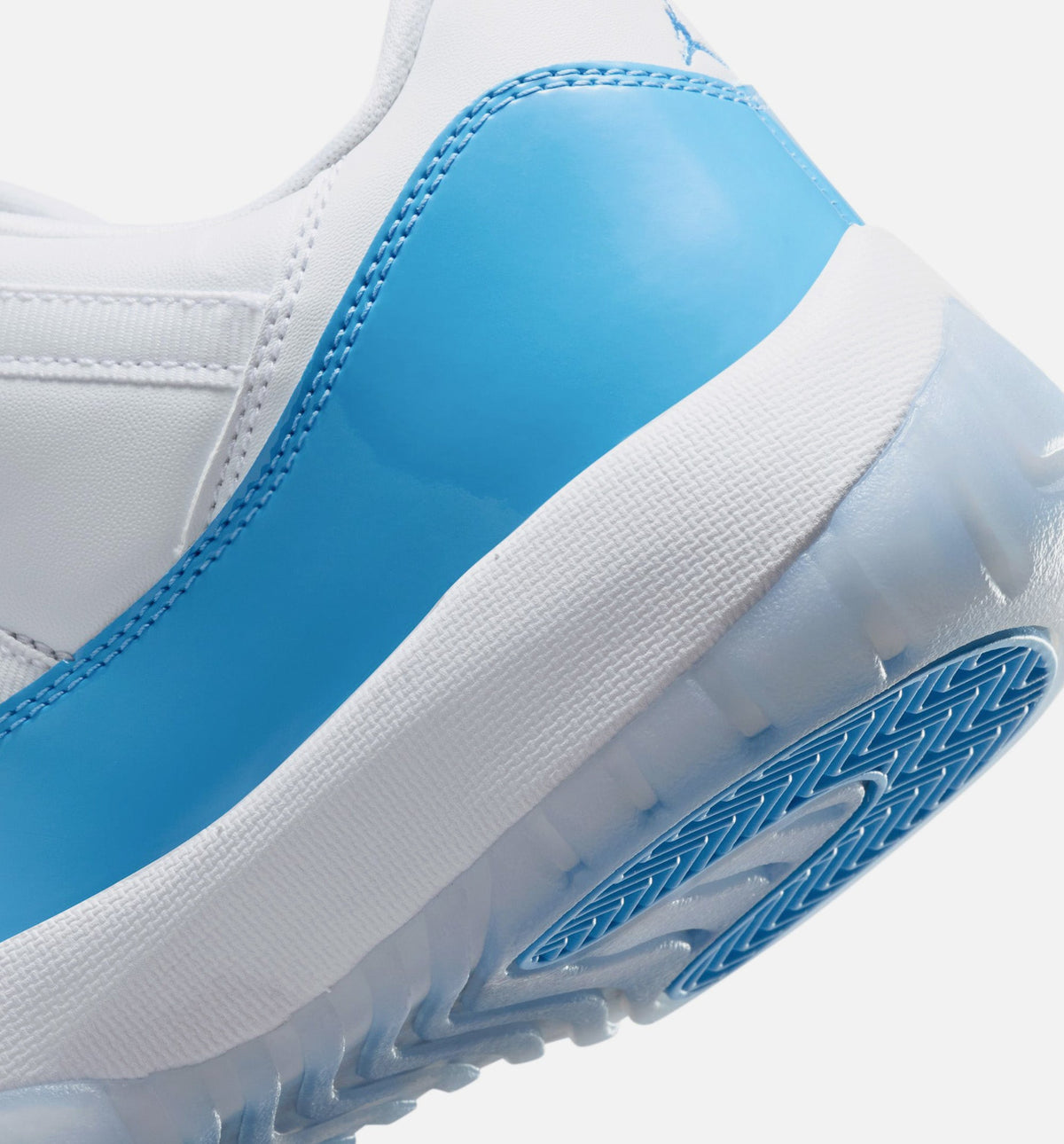Air Jordan 11 Retro Low University Blue Men's Lifestyle Shoes - White / University Blue / Black