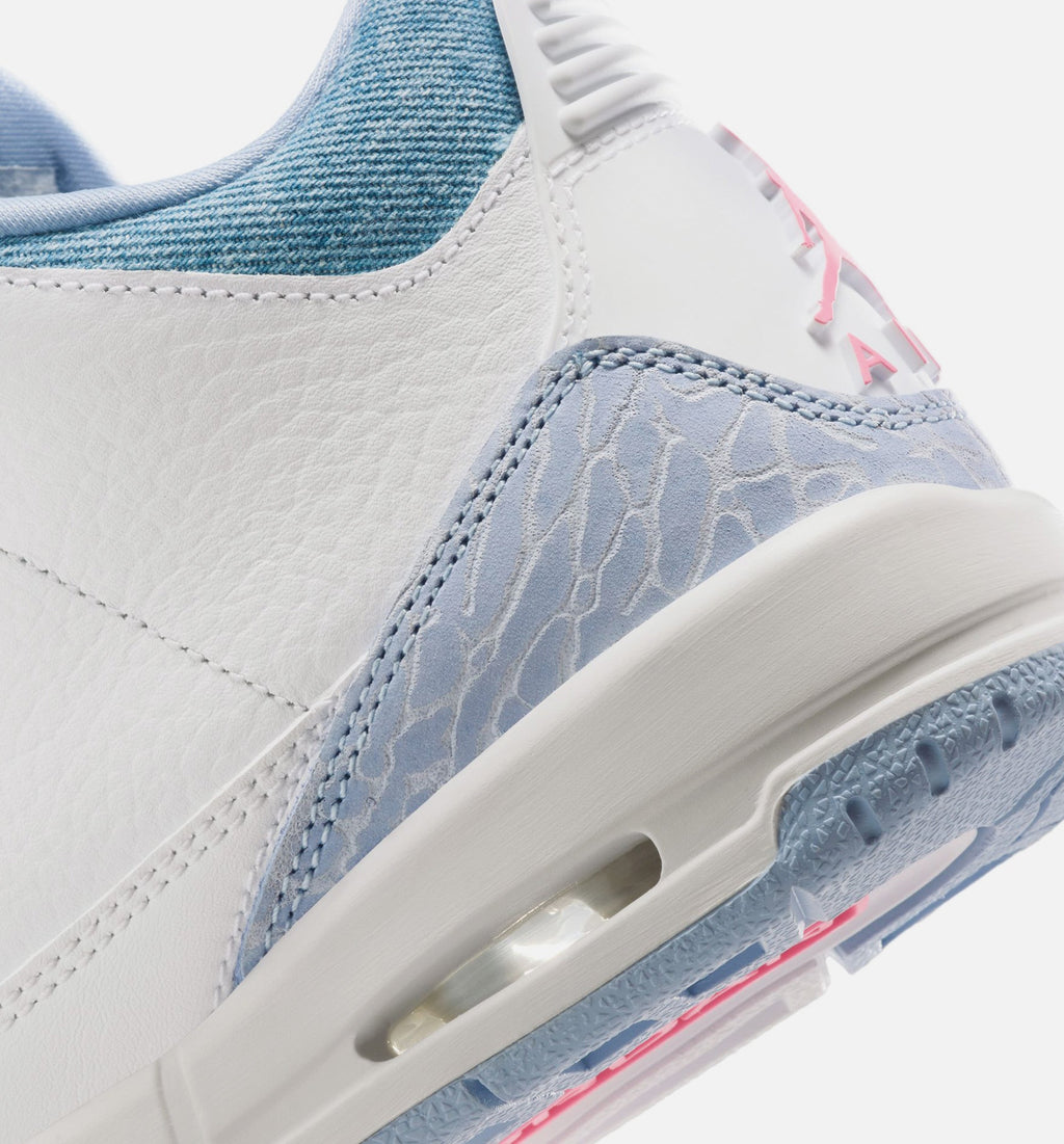 Air Jordan 3 Retro Cobalt Bliss Grade School Shoes