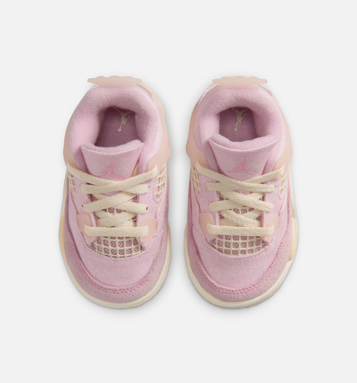 Air Jordan 4 Retro Pink Pearl & Iced Carmine Infant & Toddler Lifestyle Shoes - Iced Carmine / Coconut Milk