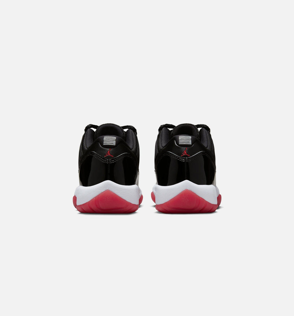 Air Jordan 11 Retro Bred Grade School Lifestyle Shoes - Black / Varsity Red / White