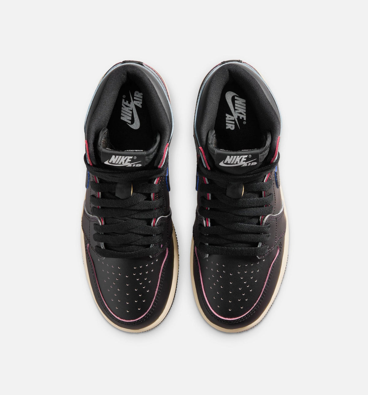 Air Jordan 1 Retro High OG Black Muslin Grade School Shoes