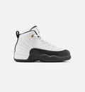 Air Jordan 12 Retro Taxi Preschool Lifestyle Shoes - White / Black / Taxi