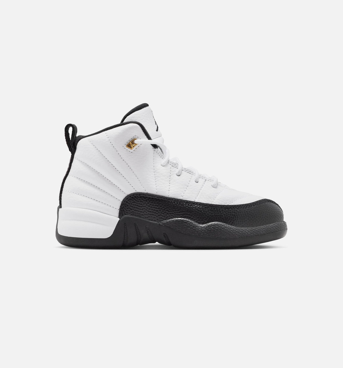 Air Jordan 12 Retro Taxi Preschool Lifestyle Shoes - White / Black / Taxi