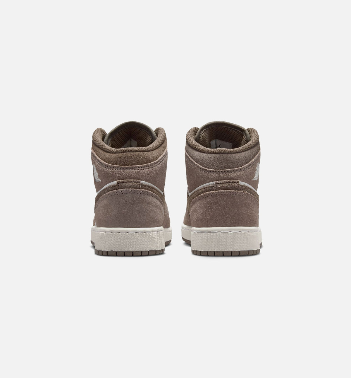 Air Jordan 1 Mid Enigma Stone Grade School Shoes