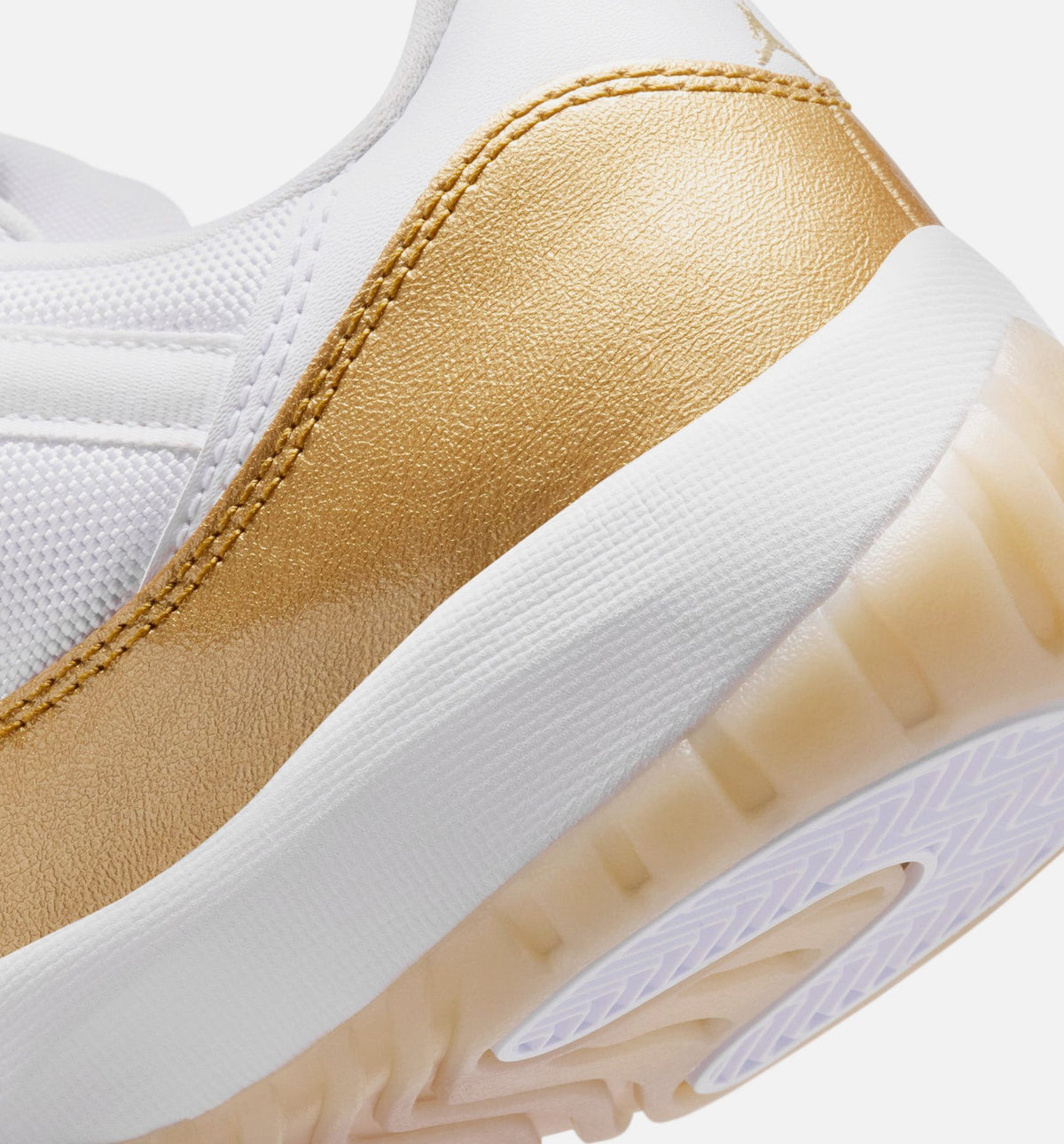 Air Jordan 11 Retro Low Mother's Day Women's Lifestyle Shoes - White / Metallic Gold / Team Gold