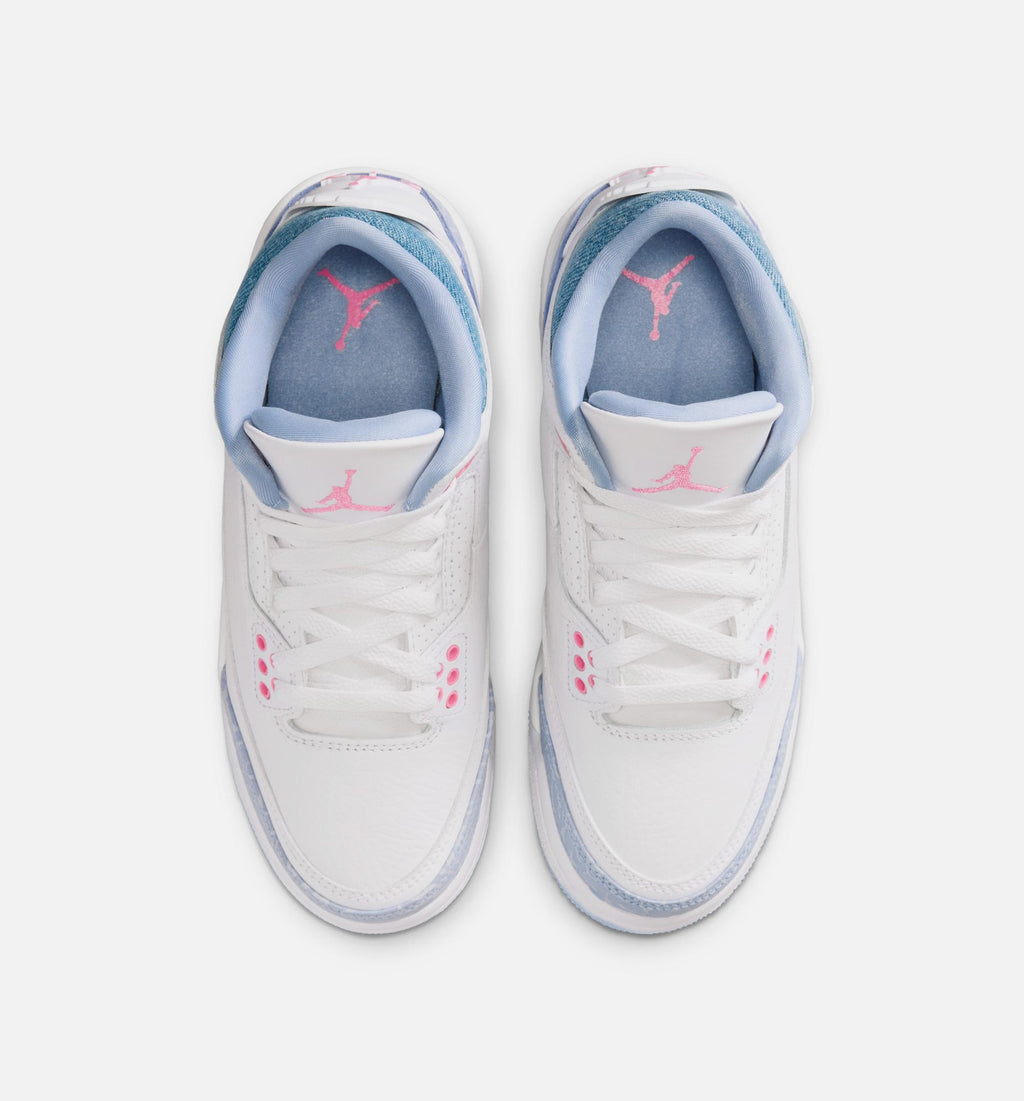 Air Jordan 3 Retro Cobalt Bliss Grade School Shoes
