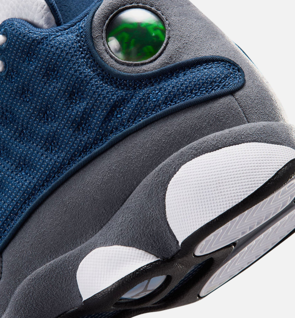 Air Jordan 13 Retro Flint Grade School Lifestyle Shoes - Navy / University Blue / Flint Grey