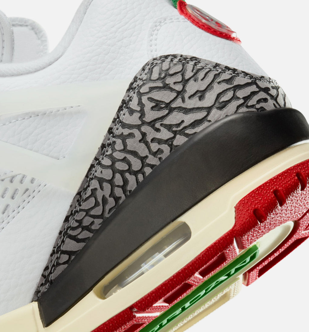 Spizike Low Men's Lifestyle Shoes - White / Black / Varsity Red