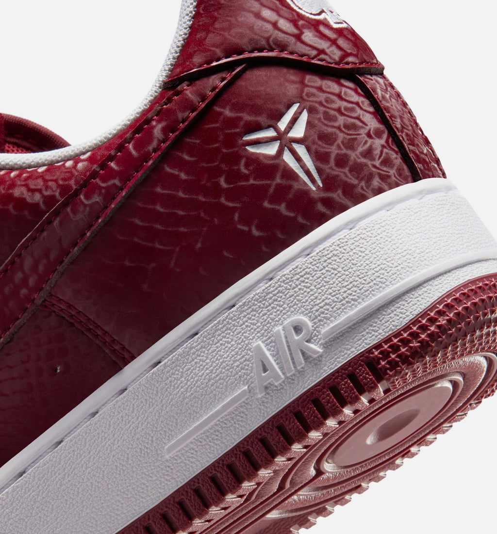 Kobe Air Force 1 Low Merion Men's Lifestyle Shoes - Team Red / White
