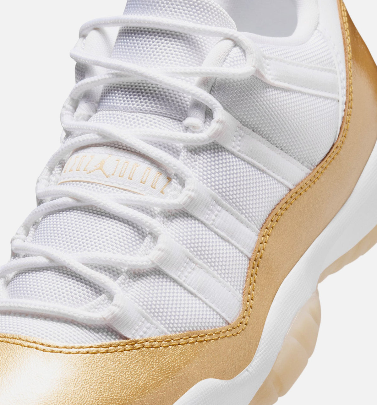 Air Jordan 11 Retro Low Mother's Day Women's Lifestyle Shoes - White / Metallic Gold / Team Gold