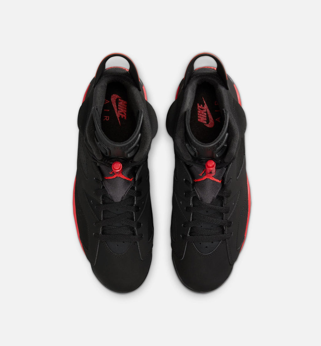 Air Jordan 6 Retro Infrared Salesman Men's Lifestyle Shoes - Black / Light Crimson