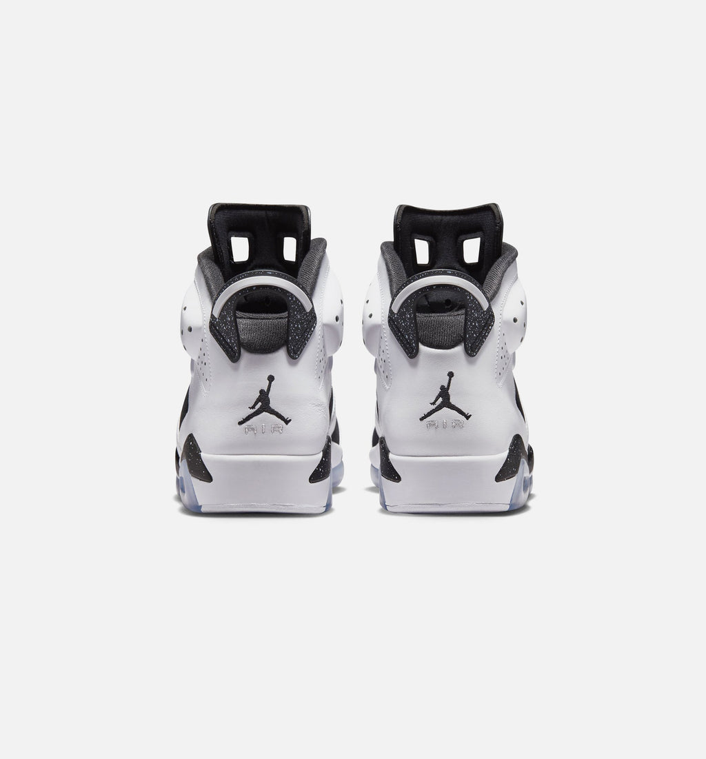 Air Jordan 6 Retro Black and White Men's Lifestyle Shoes - Black / White
