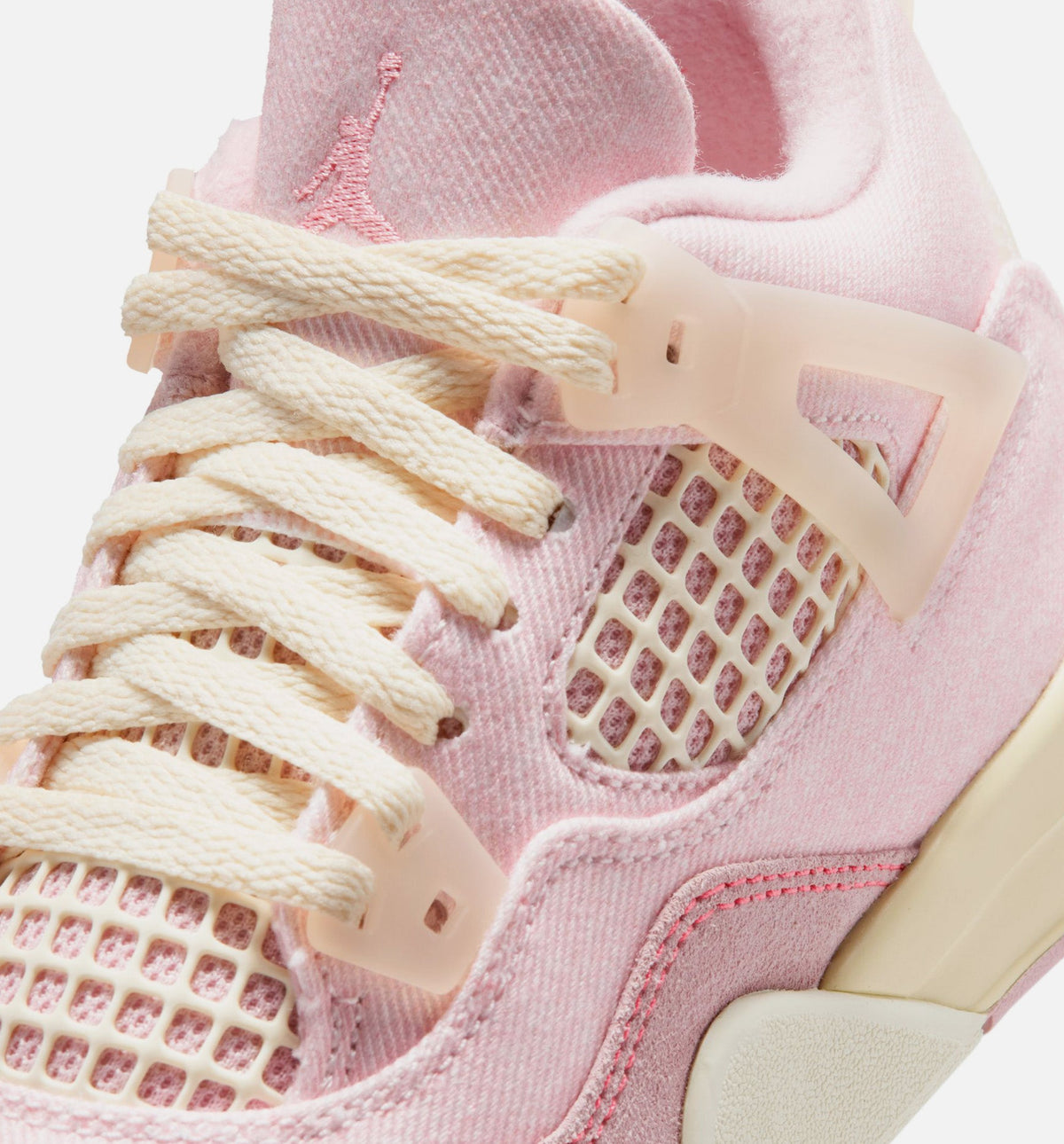 Air Jordan 4 Retro Pink Pearl & Iced Carmine Preschool Lifestyle Shoes - Pearl Pink / Iced Carmine / Coconut Milk