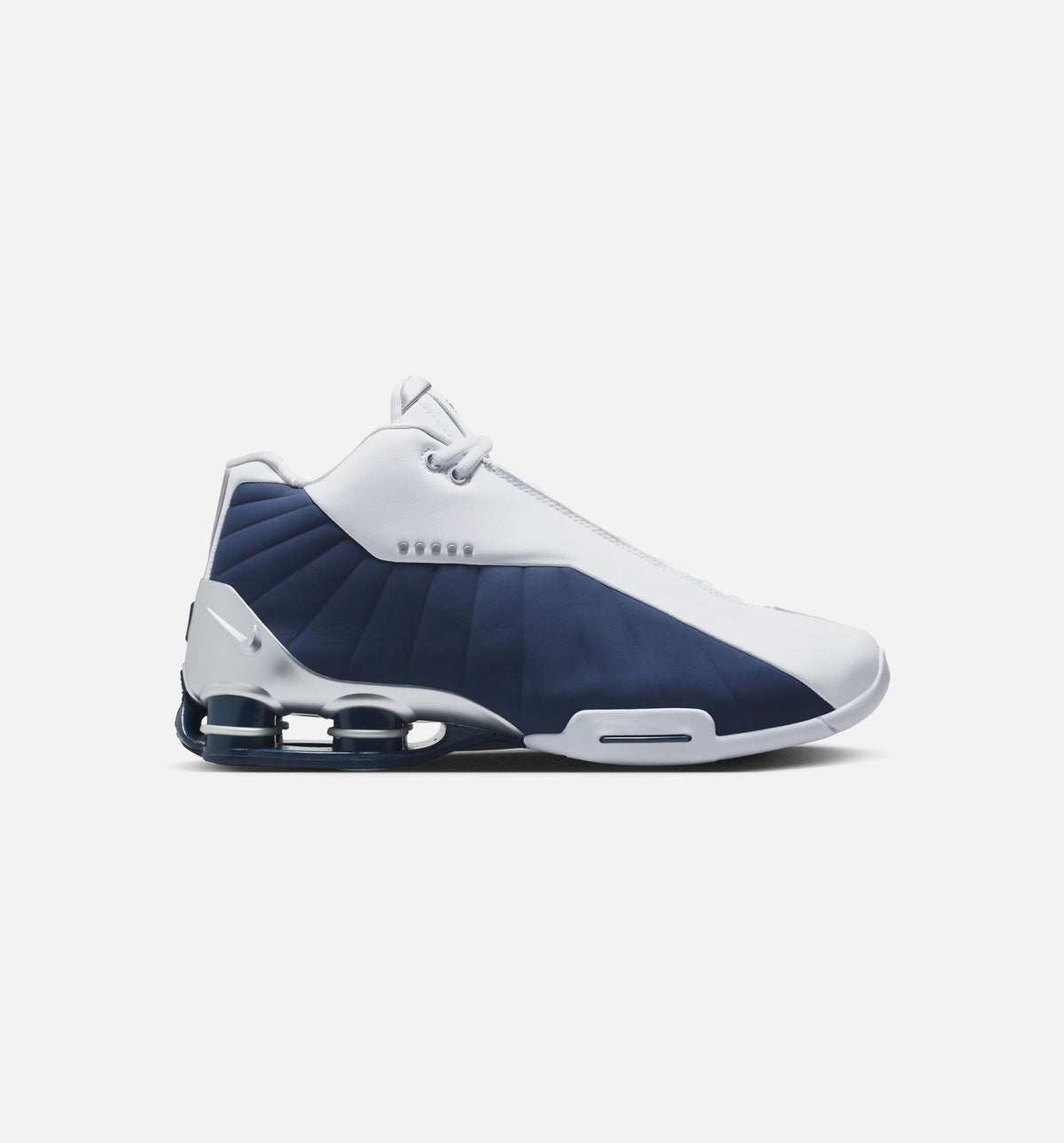 Shox BB4 Olympic Men's Lifestyle Shoes - White / Midnight Navy / Metallic Silver