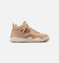 Air Jordan 4 Retro Cozy Girl Preschool Lifestyle Shoes - Hemp / Light Orewood Brown
