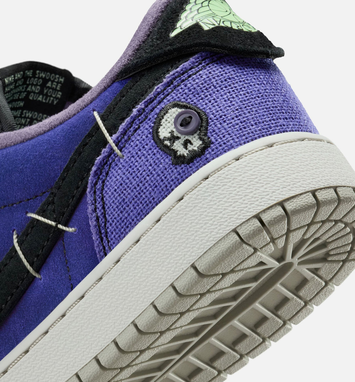 Air Jordan 1 Low OG Regency Purple Grade School Shoes