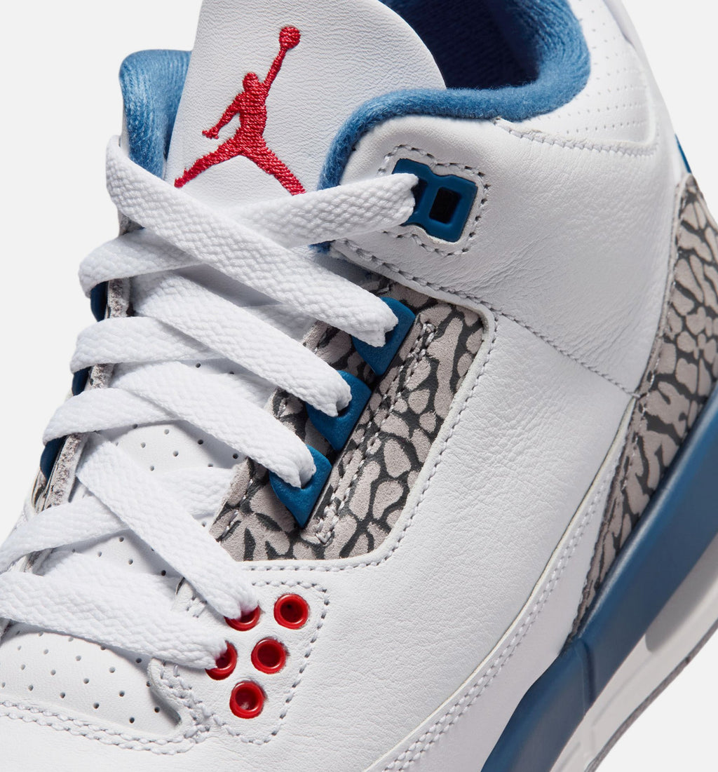 Air Jordan 3 Retro OG True Blue Grade School Shoes