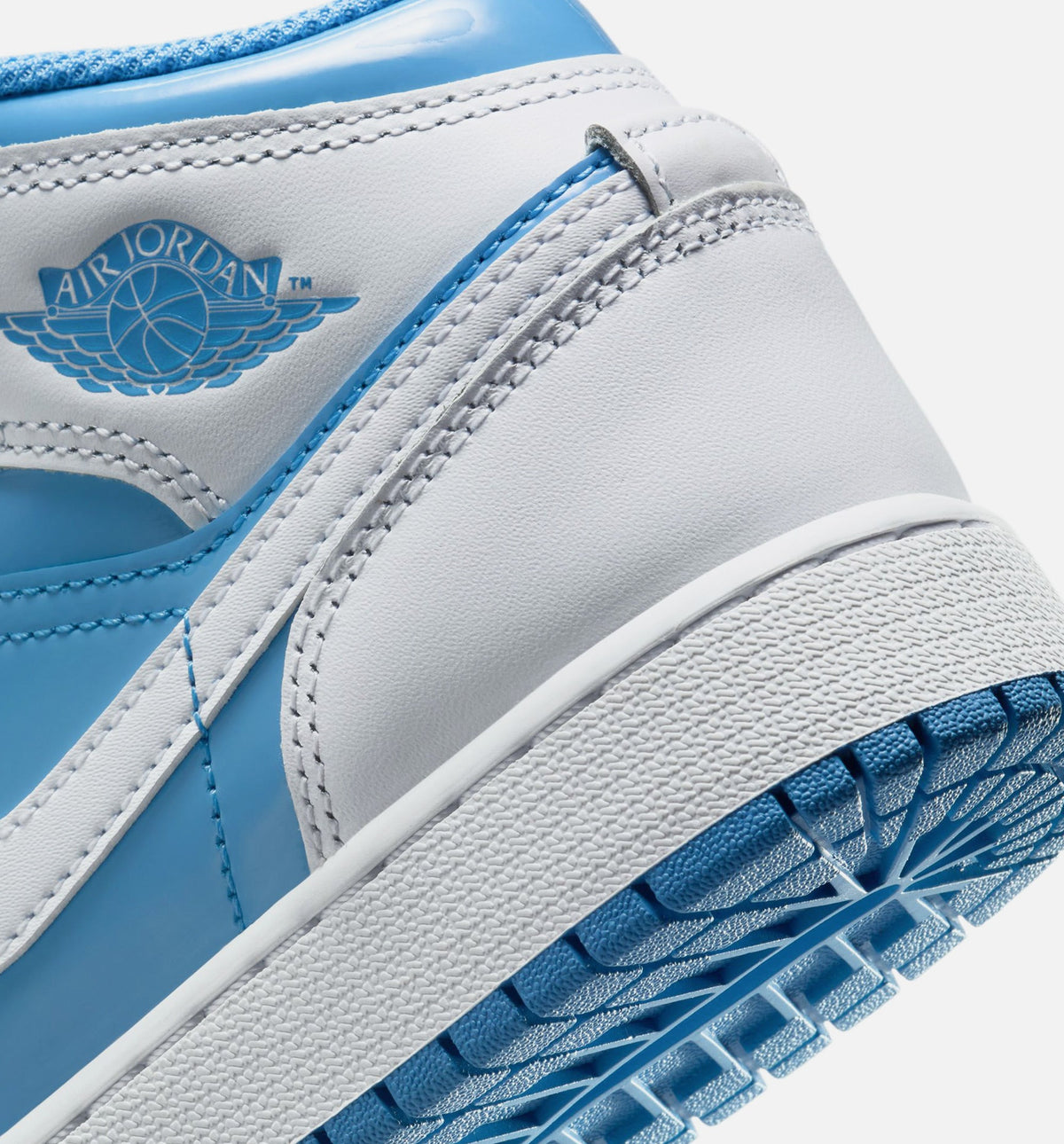 Air Jordan 1 Mid Legend Blue Grade School Shoes