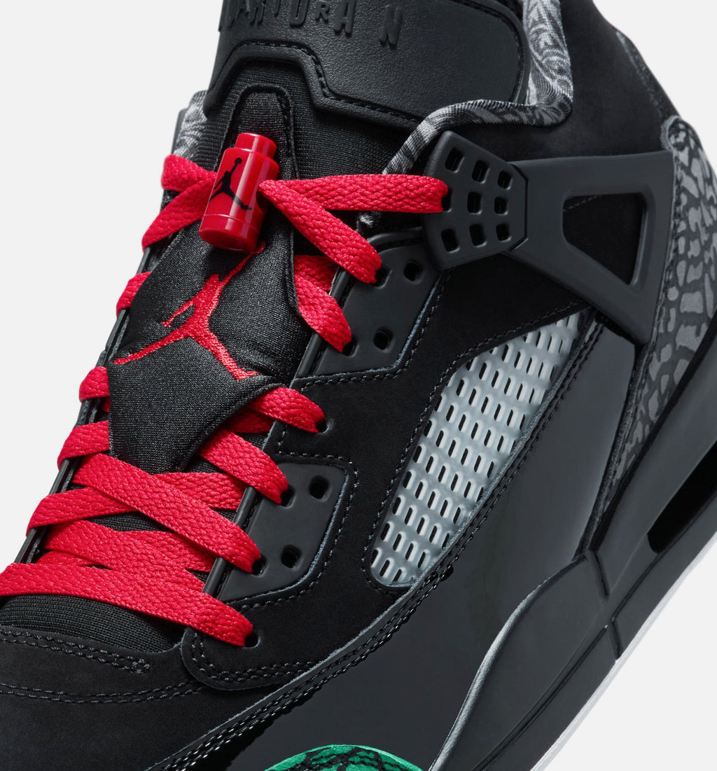 Spizike Low Men's Lifestyle Shoes - Black / Classic Green / Varsity Red