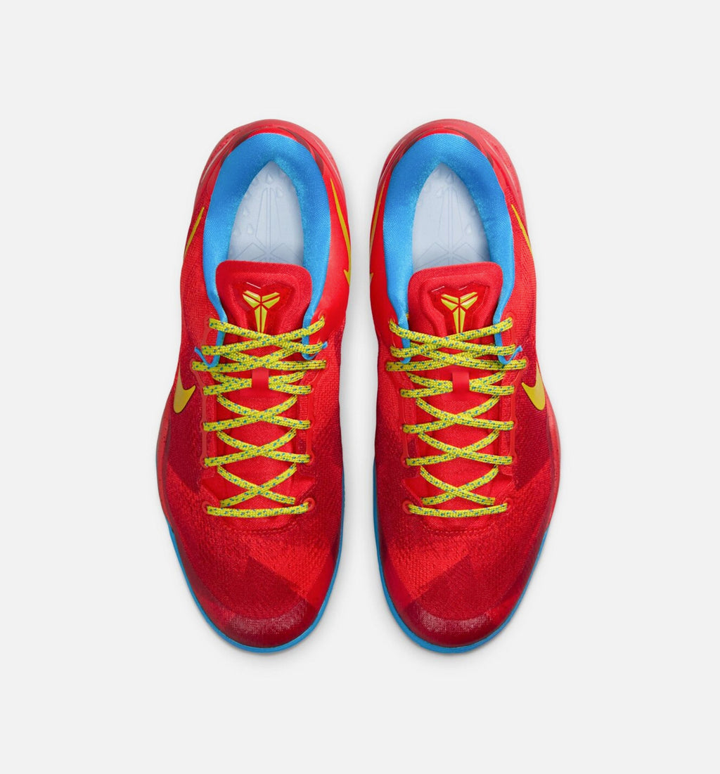 Kobe VIII Protro Year of the Horse Men's Lifestyle Shoes - Light Crimson / Vivid Blue / Bright Citron