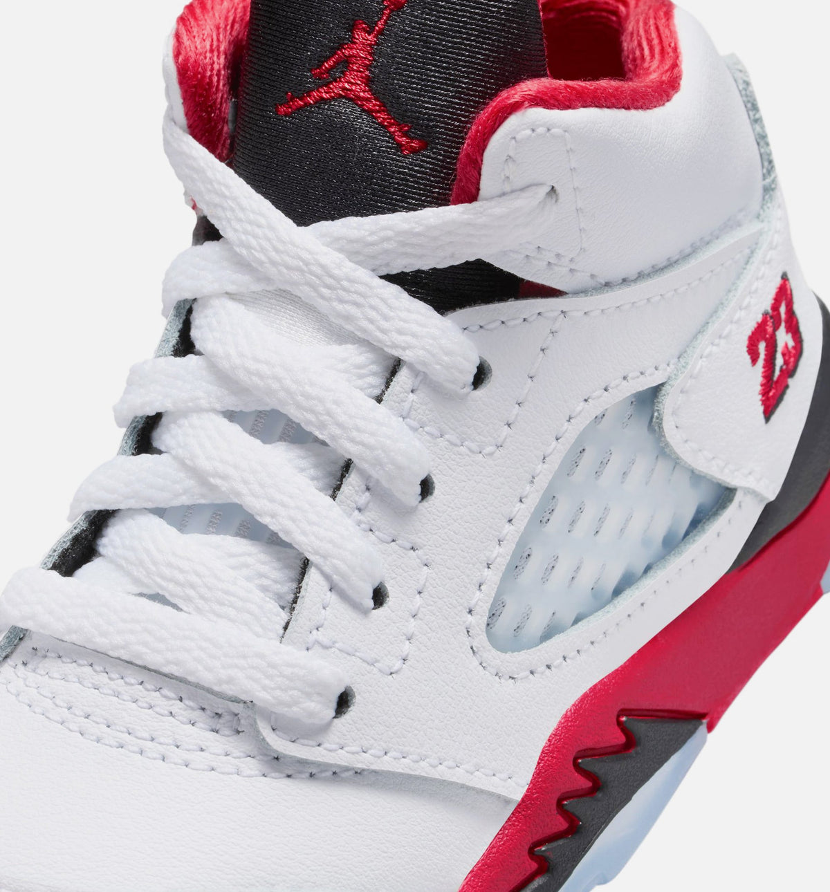 Air Jordan 5 Retro Fire Red Infant & Toddler Lifestyle Shoes - Fire Red / White
