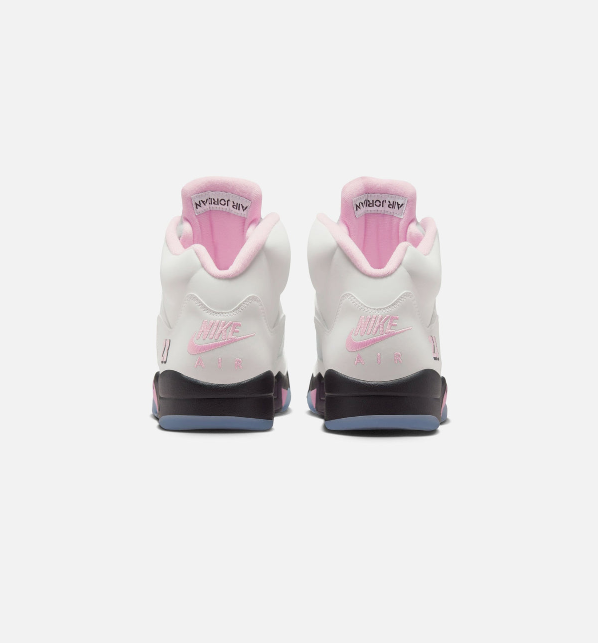 Air Jordan 5 Retro Medium Soft Pink Men's Lifestyle Shoes - White / Soft Pink / Black