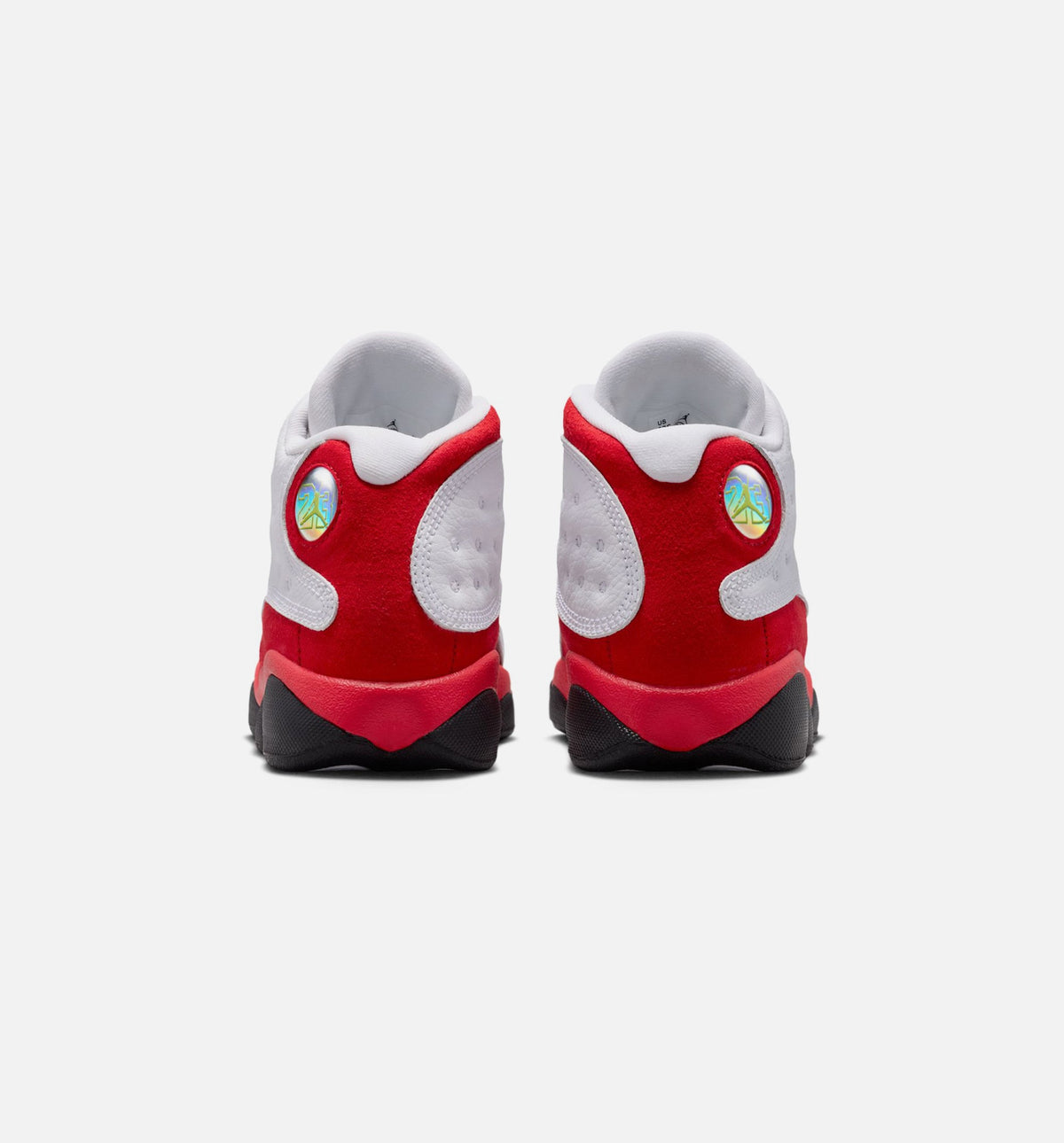 Air Jordan 13 Retro White and University Red Preschool Lifestyle Shoes - White / Black / True Red