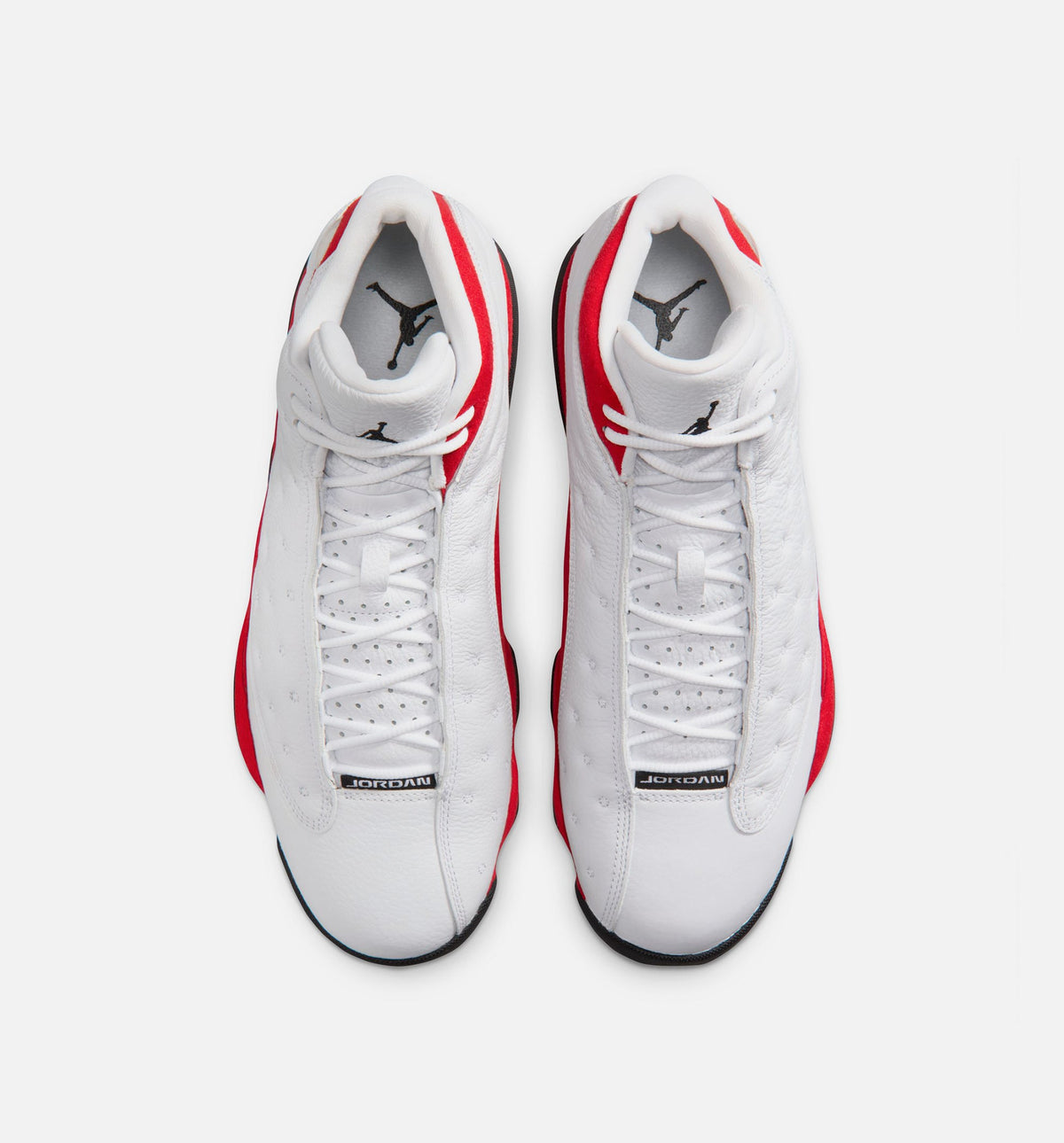 Air Jordan 13 Retro White and University Red Men's Lifestyle Shoes - White / Black / True Red