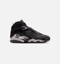 Air Jordan 8 Retro Chrome Men's Lifestyle Shoes - Black / White / Light Graphite